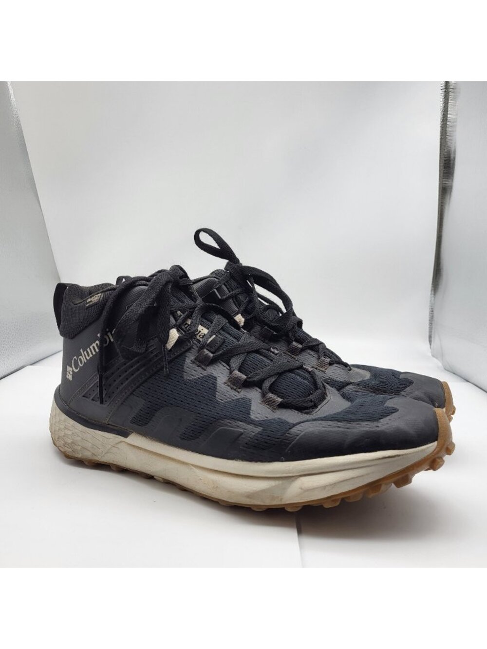 Columbia Facet 75 Outdry Waterproof Gray Hiking Shoes Sneakers 11 missing insert